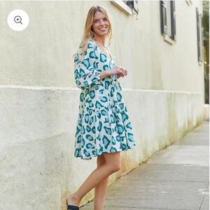 Pink Chicken Leopard Print Dress